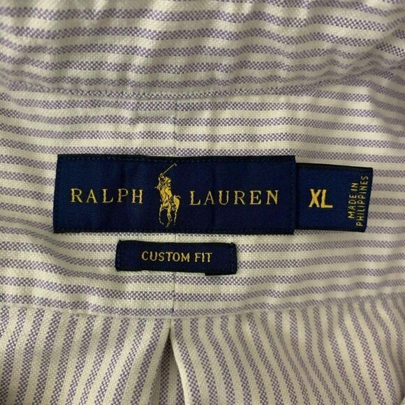 Ralph Lauren Custom Fit Button Down Shirt XL - Picture 6 of 6